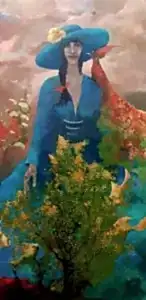 EROL PELİOĞLU tarafından 2023 yılında 140x70 cm ölçülerinde Tuval üzeri yağlı boya tekniği ile yapılmıştır.