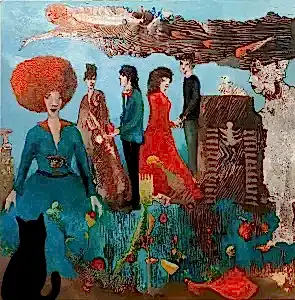 EROL PELİOĞLU tarafından 2024 yılında 60x60 cm ölçülerinde Tuval üzeri yağlı boya tekniği ile yapılmıştır.