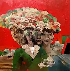 EROL PELİOĞLU tarafından 2024 yılında 60x60 cm ölçülerinde Tuval üzeri yağlı boya tekniği ile yapılmıştır.