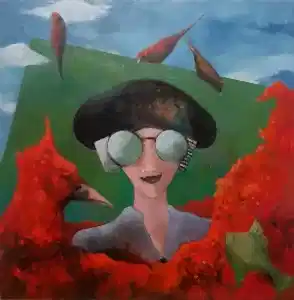 EROL PELİOĞLU tarafından 2024 yılında 60x60 cm ölçülerinde Tuval üzeri yağlı boya tekniği ile yapılmıştır.