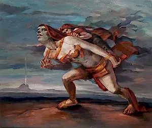 ADEM BAŞPINAR tarafından 2019 yılında 50x60 cm ölçülerinde Tuval üzeri akrilik boya tekniği ile yapılmıştır.