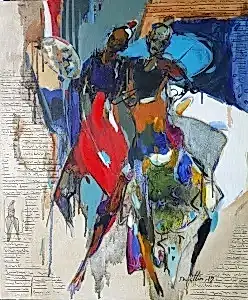 NURETTİN AKKAYA tarafından 2019 yılında 60x50 cm ölçülerinde Tuval üzeri yağlı boya tekniği ile yapılmıştır.