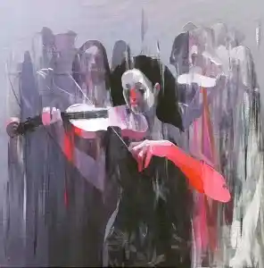 HAKAN ERASLAN tarafından 2019 yılında 60x60 cm ölçülerinde Tuval üzeri akrilik boya tekniği ile yapılmıştır.