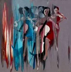 HAKAN ERASLAN tarafından 2017 yılında 70x70 cm ölçülerinde Tuval üzeri yağlı boya tekniği ile yapılmıştır.