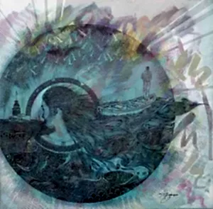 ENGİN KORKMAZ tarafından 2017 yılında 70x70 cm ölçülerinde Tuval üzeri akrilik boya tekniği ile yapılmıştır.