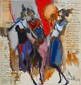 NURETTİN AKKAYA tarafından 2024 yılında 25x25 cm ölçülerinde Tuval üzeri yağlı boya tekniği ile yapılmıştır.