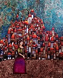 BİNNUR YÜCEBAŞ RUOCCO tarafından 2024 yılında 100x80 cm ölçülerinde Tuval üzeri yağlı boya tekniği ile yapılmıştır.