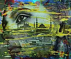 ENGİN KORKMAZ tarafından 2024 yılında 50x60 cm ölçülerinde Tuval üzeri akrilik boya tekniği ile yapılmıştır.