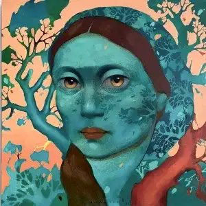 SEMA ÖCAL tarafından 2024 yılında 60x60 cm ölçülerinde Tuval üzeri yağlı boya tekniği ile yapılmıştır.