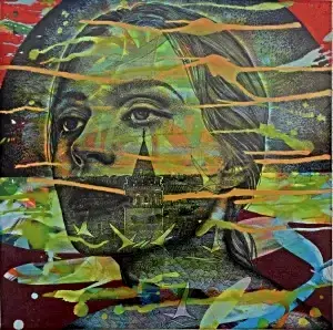 ENGİN KORKMAZ tarafından 2025 yılında 50x50 cm ölçülerinde Tuval üzeri akrilik boya tekniği ile yapılmıştır.