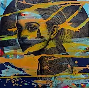 ENGİN KORKMAZ tarafından 2025 yılında 50x50 cm ölçülerinde Tuval üzeri akrilik boya tekniği ile yapılmıştır.