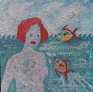 MURAT ÖZDOĞRU tarafından 2025 yılında 65x65 cm ölçülerinde Tuval üzeri akrilik boya tekniği ile yapılmıştır.