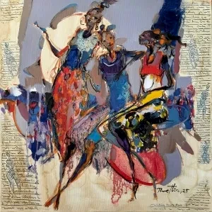 NURETTİN AKKAYA tarafından 2025 yılında 50x50 cm ölçülerinde Tuval üzeri yağlı boya tekniği ile yapılmıştır.