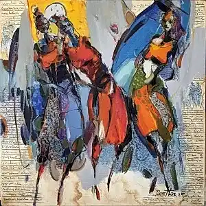 NURETTİN AKKAYA tarafından 2025 yılında 50x50 cm ölçülerinde Tuval üzeri yağlı boya tekniği ile yapılmıştır.