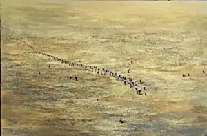 SALİH ÇAKAR tarafından 2025 yılında 100x150 cm ölçülerinde Tuval üzeri yağlı boya tekniği ile yapılmıştır.