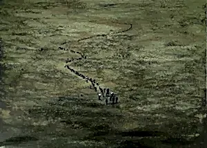 SALİH ÇAKAR tarafından 2025 yılında 90x120 cm ölçülerinde Tuval üzeri yağlı boya tekniği ile yapılmıştır.