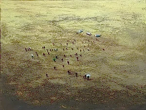 SALİH ÇAKAR tarafından 2025 yılında 60x80 cm ölçülerinde Tuval üzeri yağlı boya tekniği ile yapılmıştır.