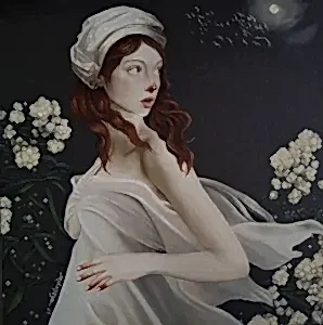 ZEKİYE AKALIN tarafından 2025 yılında 50x50 cm ölçülerinde Tuval üzeri akrilik boya tekniği ile yapılmıştır.