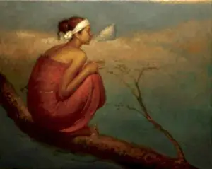 SERTAP YEĞİN tarafından 2015 yılında 40x50 cm ölçülerinde Tuval üzeri yağlı boya tekniği ile yapılmıştır.