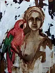 SEMA ÖCAL tarafından 2015 yılında 120x90 cm ölçülerinde Tuval üzeri karışık teknik tekniği ile yapılmıştır.