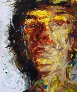 ENGİN KORKMAZ tarafından 2018 yılında 150x120 cm ölçülerinde Kağıt üzeri karışık teknik tekniği ile yapılmıştır.