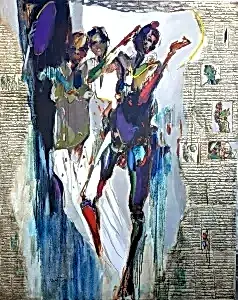 NURETTİN AKKAYA tarafından 2018 yılında 150x120 cm ölçülerinde Tuval üzeri yağlı boya tekniği ile yapılmıştır.