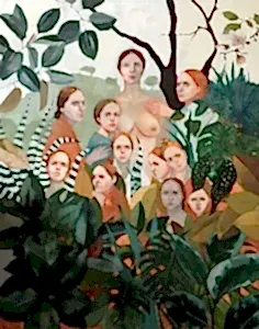 SEMA ÖCAL tarafından 2018 yılında 150x120 cm ölçülerinde Tuval üzeri yağlı boya tekniği ile yapılmıştır.