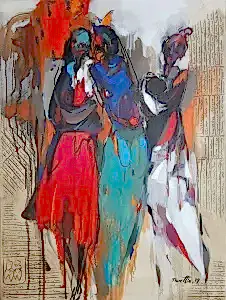 NURETTİN AKKAYA tarafından 2019 yılında 80x60 cm ölçülerinde Tuval üzeri yağlı boya tekniği ile yapılmıştır.