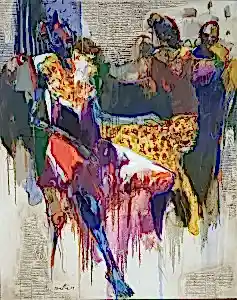 NURETTİN AKKAYA tarafından 2019 yılında 150x120 cm ölçülerinde Tuval üzeri yağlı boya tekniği ile yapılmıştır.