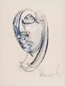 ALİ HERİSCHİ tarafından 2019 yılında 80x60 cm ölçülerinde Kağıt üzeri karışık teknik tekniği ile yapılmıştır.