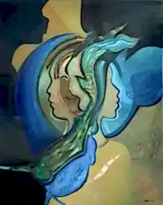 NECMETTİN ÖZLÜ tarafından 2020 yılında 150x120 cm ölçülerinde Tuval üzeri akrilik boya tekniği ile yapılmıştır.