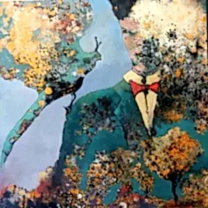 EROL PELİOĞLU tarafından 2020 yılında 60x60 cm ölçülerinde Tuval üzeri yağlı boya tekniği ile yapılmıştır.