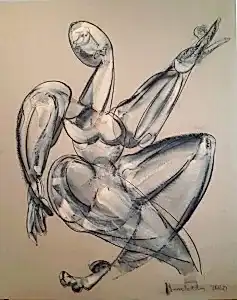 ALİ HERİSCHİ tarafından 2020 yılında 150x120 cm ölçülerinde Kağıt üzeri karışık teknik tekniği ile yapılmıştır.