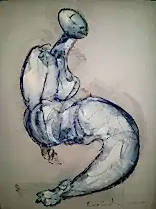 ALİ HERİSCHİ tarafından 2020 yılında 80x60 cm ölçülerinde Kağıt üzeri karışık teknik tekniği ile yapılmıştır.