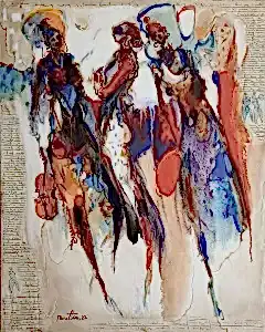 NURETTİN AKKAYA tarafından 2022 yılında 100x80 cm ölçülerinde Tuval üzeri yağlı boya tekniği ile yapılmıştır.