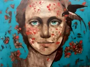 SEMA ÖCAL tarafından 2022 yılında 60x80 cm ölçülerinde Tuval üzeri yağlı boya tekniği ile yapılmıştır.