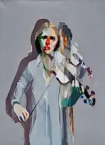 HAKAN ERASLAN tarafından 2022 yılında 80x60 cm ölçülerinde Tuval üzeri akrilik boya tekniği ile yapılmıştır.