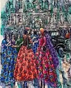 DERYA YILDIZ tarafından 2023 yılında 100x80 cm ölçülerinde Tuval üzeri yağlı boya tekniği ile yapılmıştır.