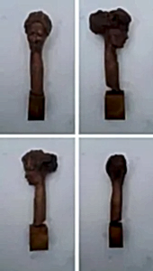 HAKAN ERASLAN tarafından 2023 yılında 38x14x10 cm ölçülerinde Zeytin Ağacı tekniği ile yapılmıştır.