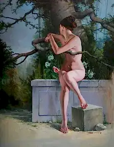 HASAN SAYGIN tarafından 2022 yılında 146x114 cm ölçülerinde Tuval üzeri yağlı boya tekniği ile yapılmıştır.