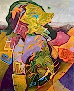 NECMETTİN ÖZLÜ tarafından 2023 yılında 100x81 cm ölçülerinde Tuval üzeri akrilik ve yağlı boya tekniği ile yapılmıştır.