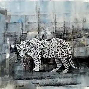 AYHAN ÇETİN tarafından 2020 yılında 40x40 cm ölçülerinde Tuval üzeri akrilik boya tekniği ile yapılmıştır.