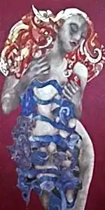 BİNNUR YÜCEBAŞ RUOCCO tarafından 2020 yılında 130x65 cm ölçülerinde Tuval üzeri yağlı boya tekniği ile yapılmıştır.