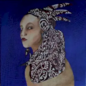 BİNNUR YÜCEBAŞ RUOCCO tarafından 2020 yılında 40x40 cm ölçülerinde Tuval üzeri yağlı boya tekniği ile yapılmıştır.