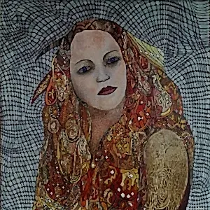 BİNNUR YÜCEBAŞ RUOCCO tarafından 2020 yılında 40x40 cm ölçülerinde Tuval üzeri yağlı boya tekniği ile yapılmıştır.