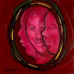 NECMETTİN ÖZLÜ tarafından 2020 yılında 40x40 cm ölçülerinde Tuval üzeri akrilik boya tekniği ile yapılmıştır.