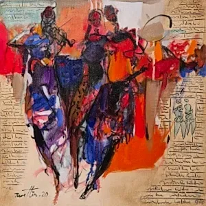 NURETTİN AKKAYA tarafından 2020 yılında 40x40 cm ölçülerinde Tuval üzeri yağlı boya tekniği ile yapılmıştır.