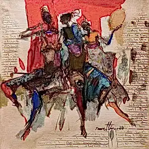 NURETTİN AKKAYA tarafından 2020 yılında 40x40 cm ölçülerinde Tuval üzeri yağlı boya tekniği ile yapılmıştır.