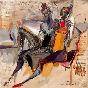 NURETTİN AKKAYA tarafından 2020 yılında 40x40 cm ölçülerinde Tuval üzeri yağlı boya tekniği ile yapılmıştır.