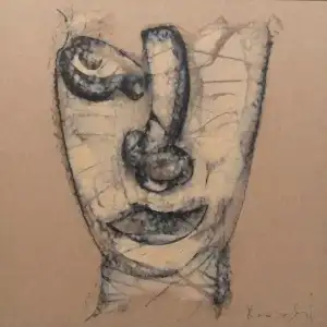 ALİ HERİSCHİ tarafından 2020 yılında 40x40 cm ölçülerinde Kağıt üzeri karışık teknik tekniği ile yapılmıştır.